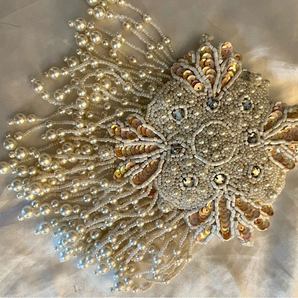 Elegant Beaded Vintage clothing accessory
